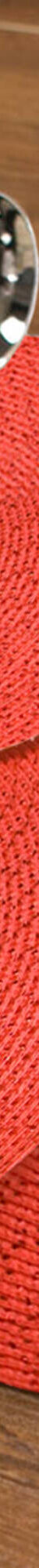 Set de table rond design métallisé - Lot de 4 (rouge) Set de table rond design métallisé - Lot de 4 (rouge)
